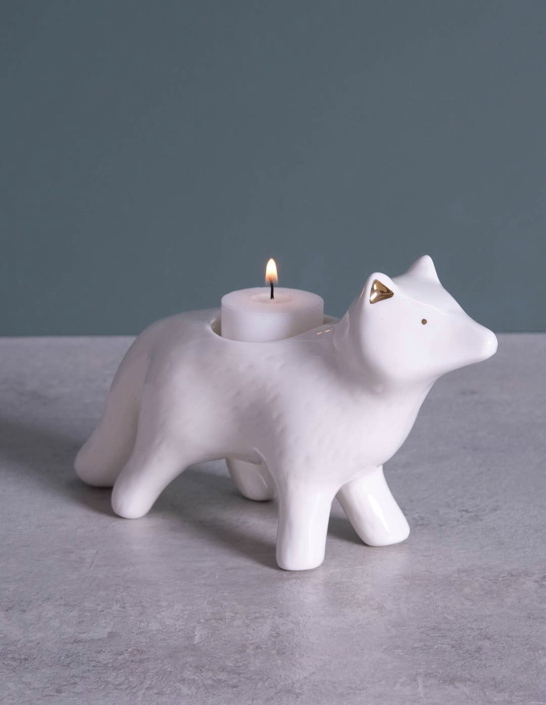 Woodland Fox Tea Light Holder