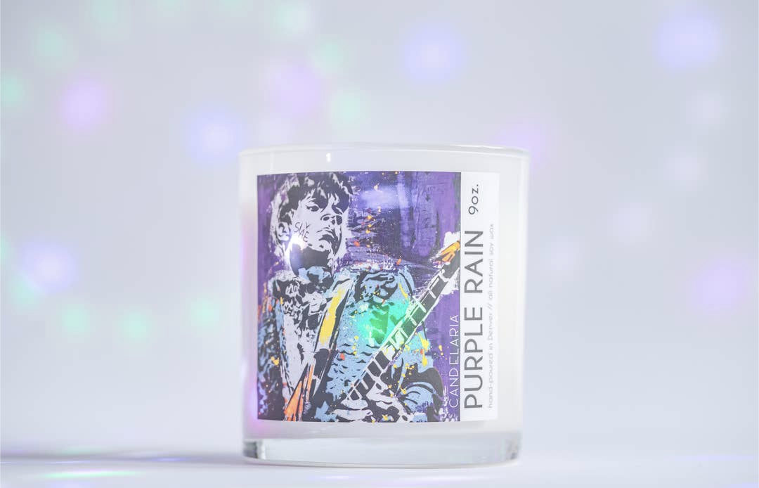 Rock Legend Candle - Purple Rain