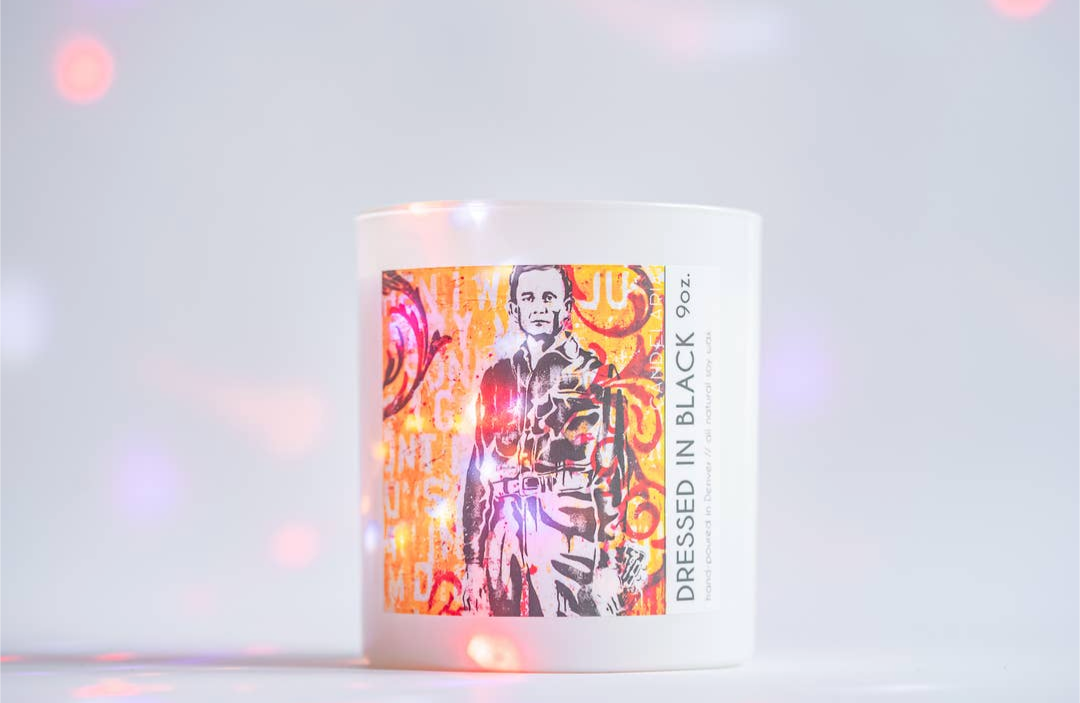 Rock Legend Candle- Dressed In Black