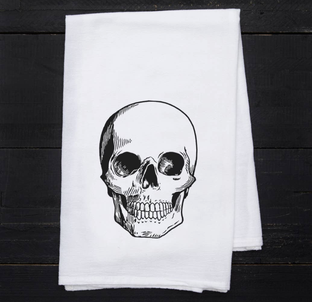 Tea Towel - Skull