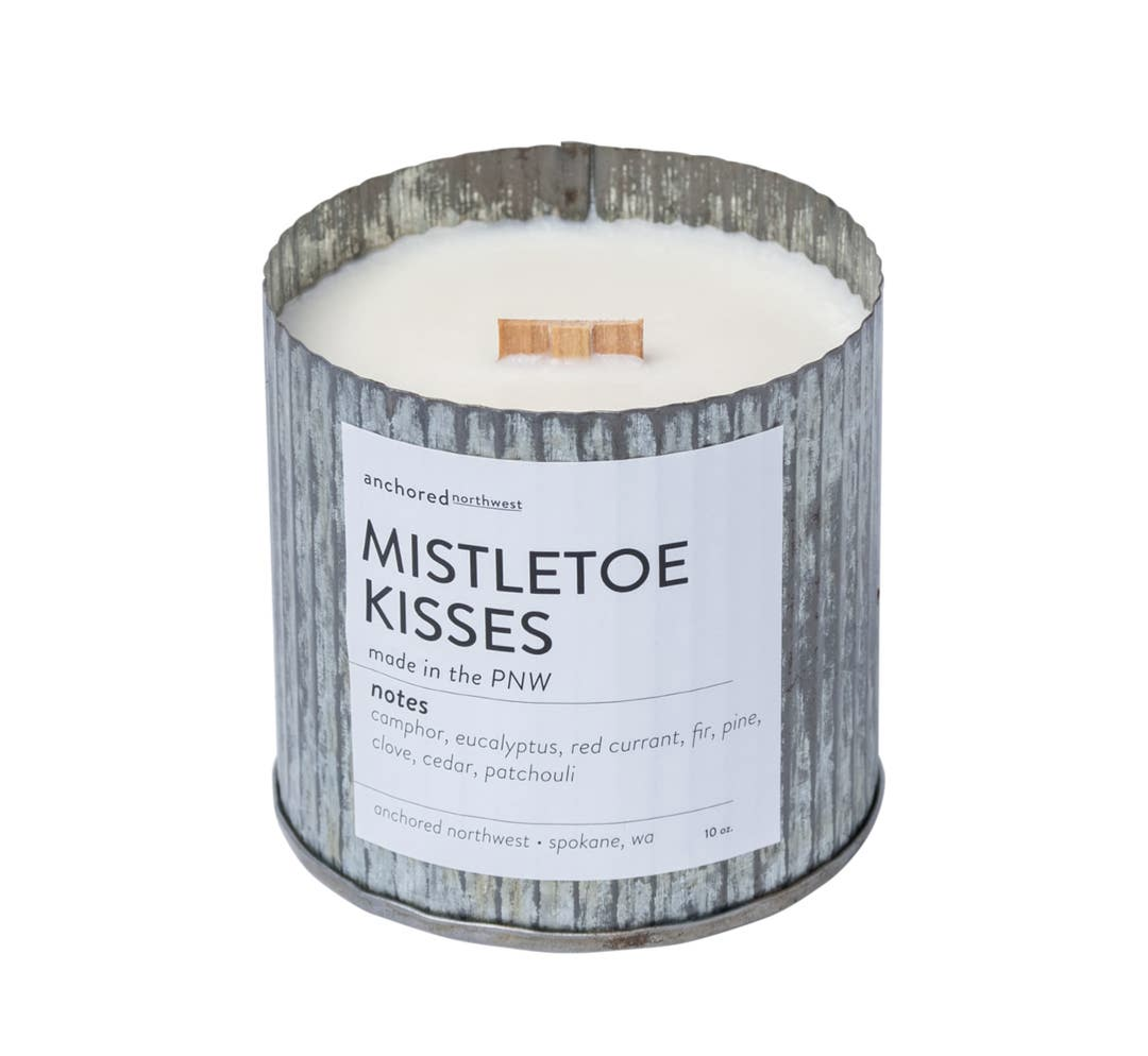 Wood Wick Mistletoe Kisses Candle