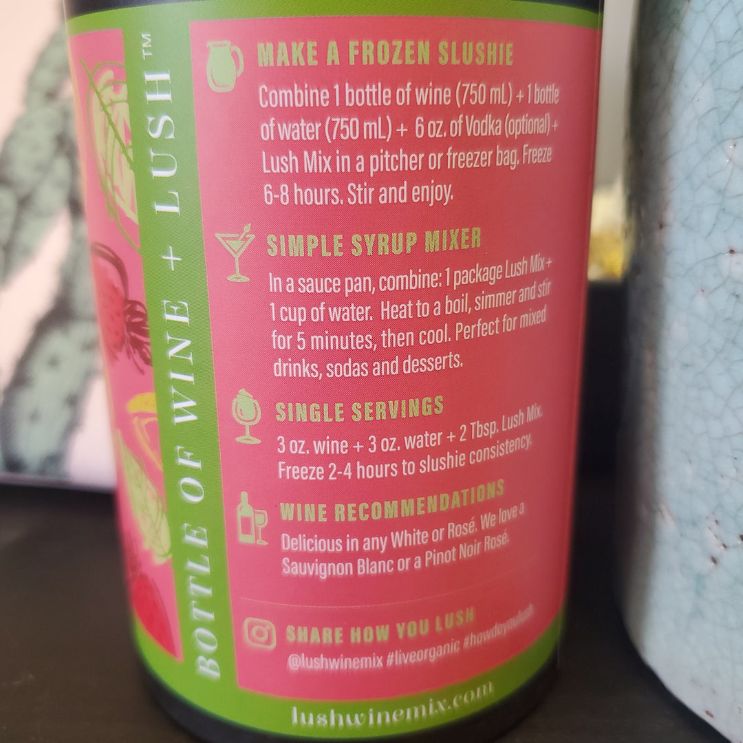 Lush Wine Mix - Strawberry Basil Lemonade