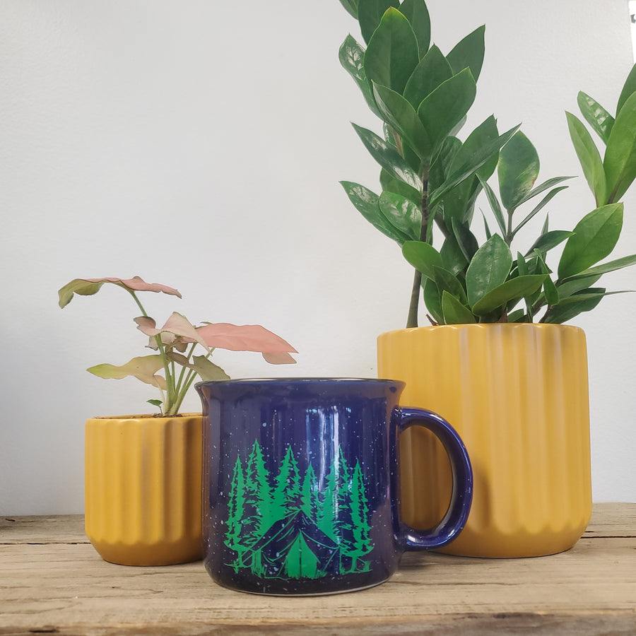 Ceramic Camping Mug - The Boho Succulent