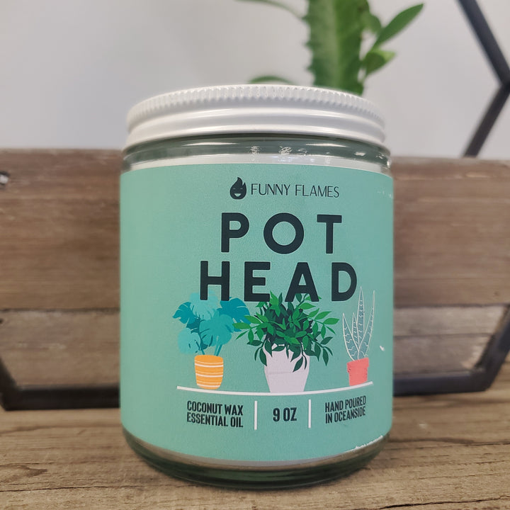 Pot Head Candle