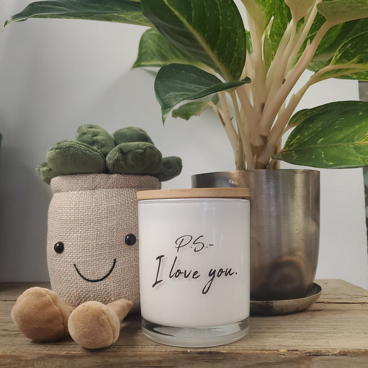 P.S. I Love You Candle