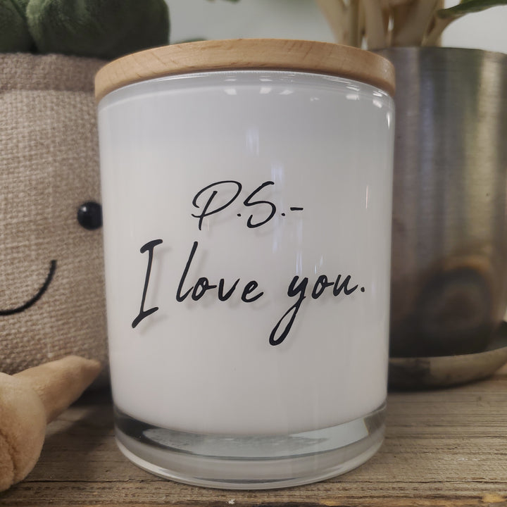 P.S. I Love You Candle