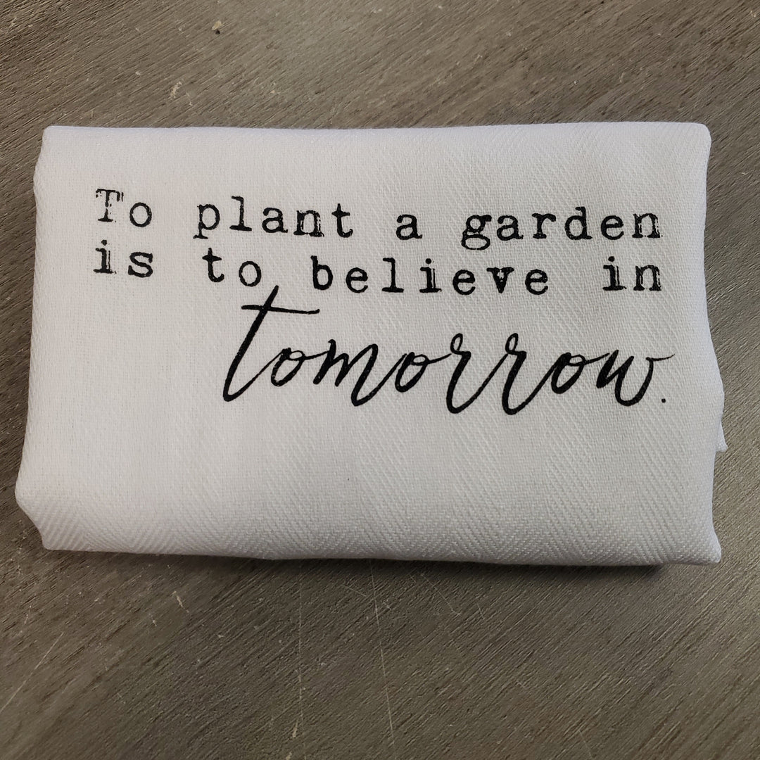 Plant a Garden Towel