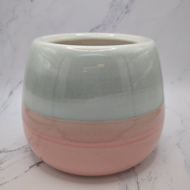 Pink & Grey Pot