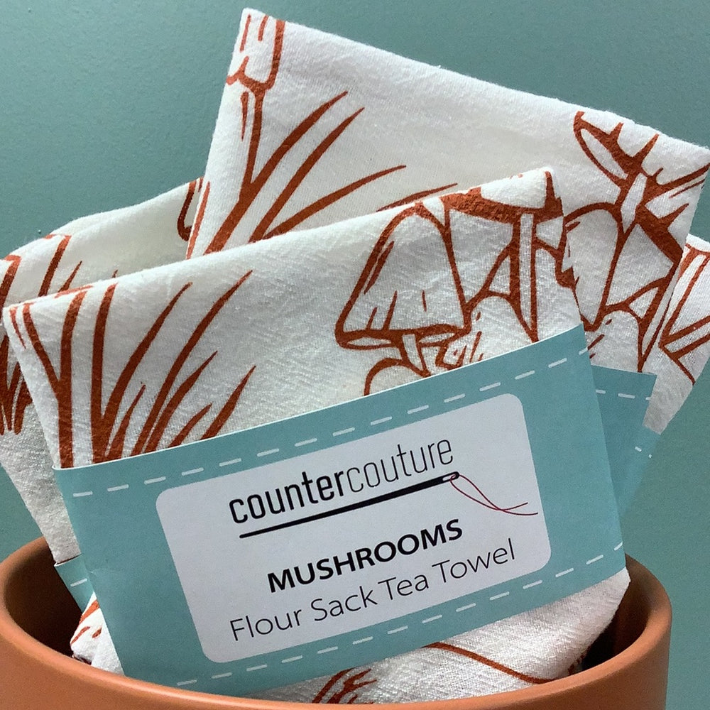 Tea Towel - Mushrooms - The Boho Succulent