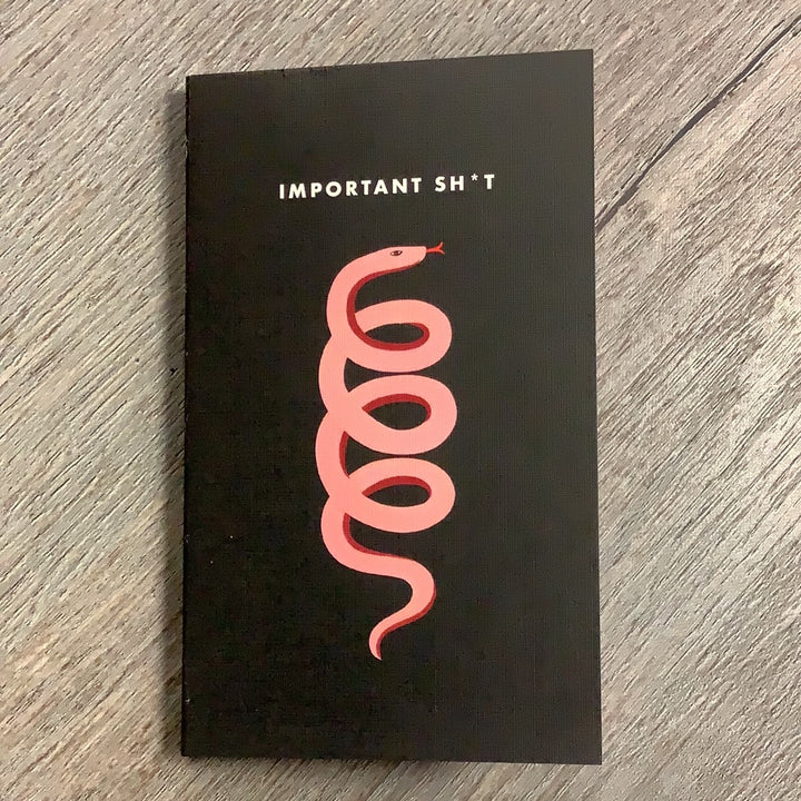 Important Shit Notepad - The Boho Succulent