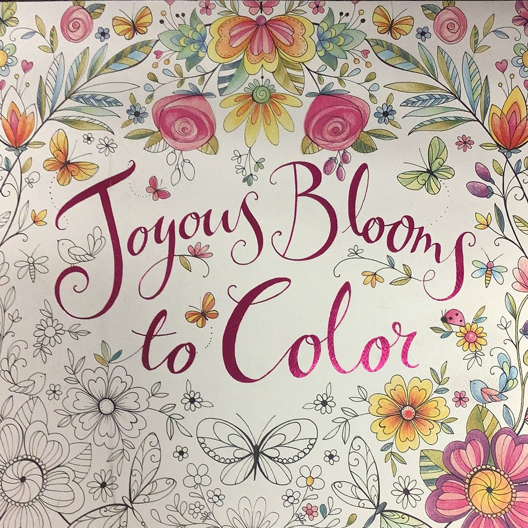 Joyous Blooms to Color - The Boho Succulent